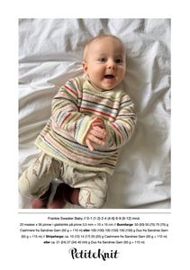 Hovedbilde Frankie Sweater Baby oppskrift