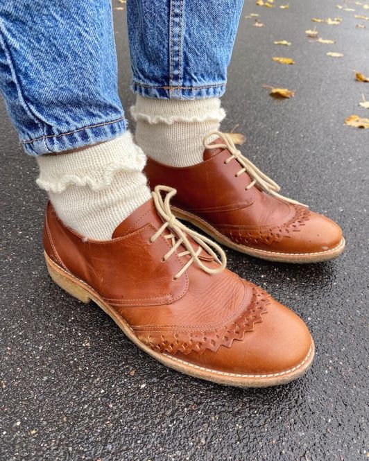 Hovedbilde Ruffle socks oppskrift