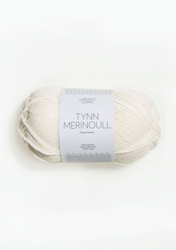 Tynn Merinoull - utgående farger