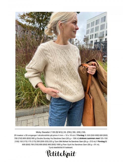 Hovedbilde Moby Sweater oppskrift