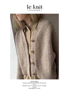 Hovedbilde Caia Cardigan oppskrift
