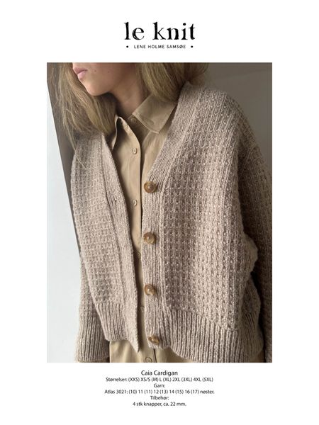Caia Cardigan oppskrift