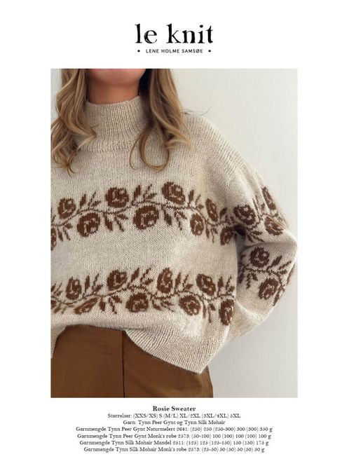 Hovedbilde Rosie Sweater oppskrift