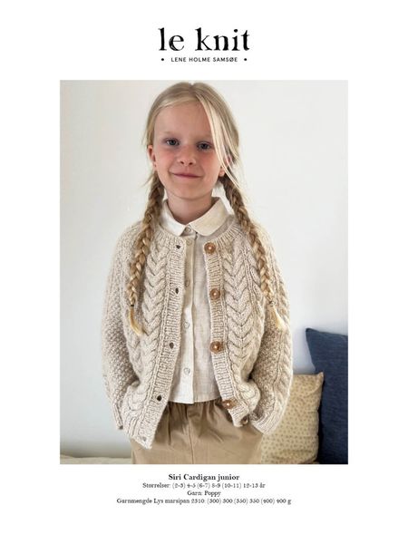 Siri Cardigan Junior oppskrift