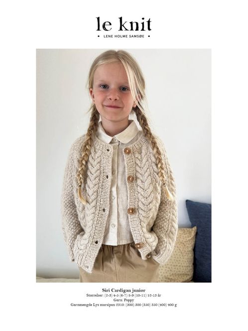 Hovedbilde Siri Cardigan Junior oppskrift