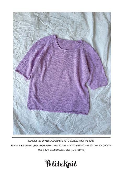 Hovedbilde Kumulus Tee O-neck oppskrift