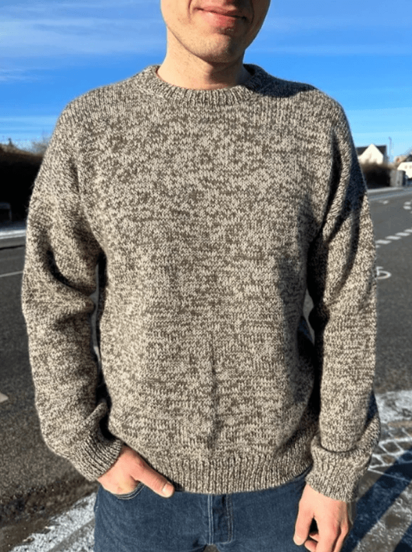Melange sweater man