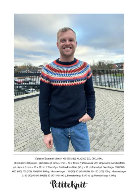 Hovedbilde Celeste Sweater man oppskrift