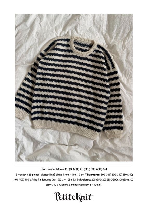 Otto Sweater Man oppskrift
