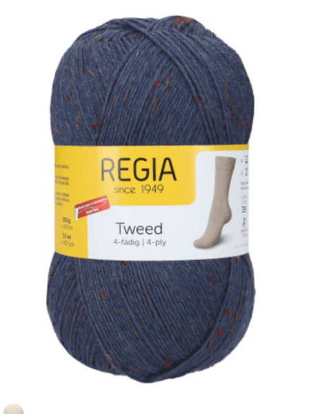 Regia 4 tr&aring;ds Tweed 100gr